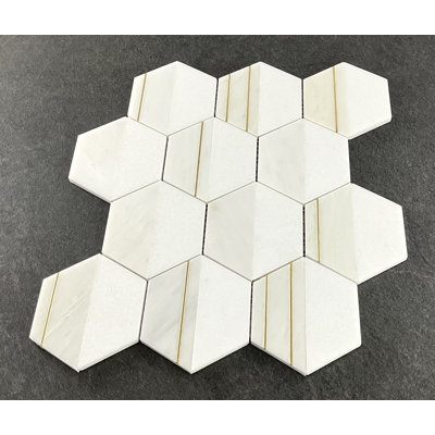 Carreau de mosaïque 4 po x 4 po Honeycomb