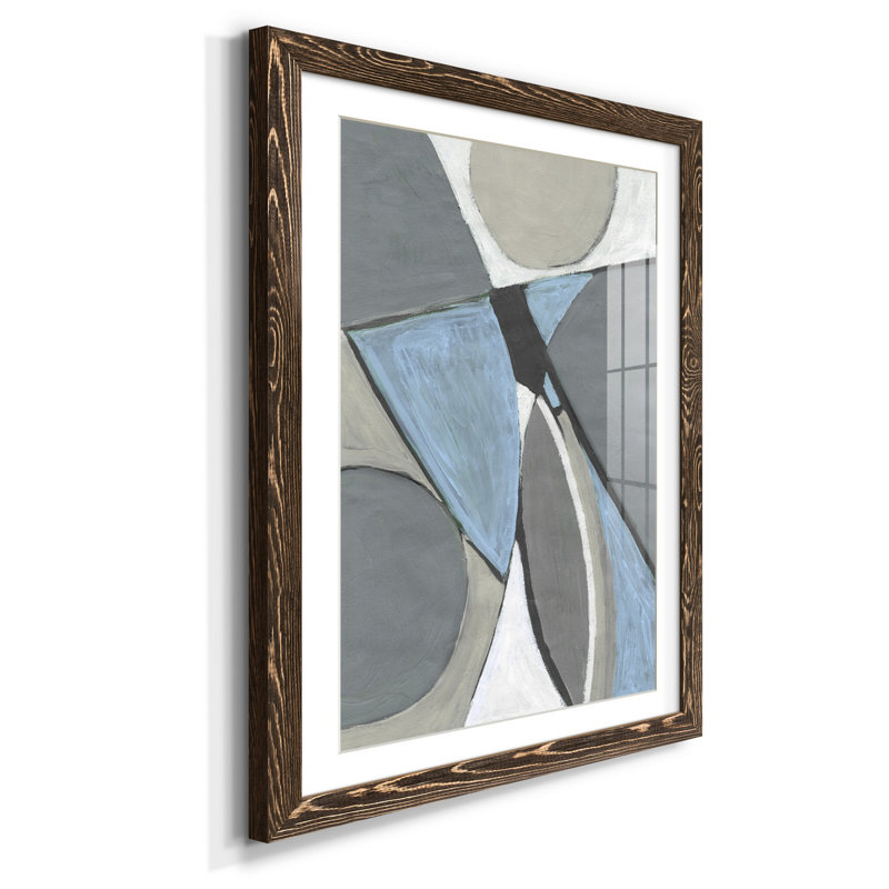 Millenium II - impression, Papier, cadre noyer, H 44 po x l 31 po x P 1 po, Blanc