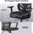 Black Drafting Chair - Tall Mesh Ergonomic Office Chair For Standing Desks With 3D Armrests, Adjustable Lumbar Support & Footrest Ring