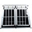 Cage de transport pour animaux en aluminium à double porte