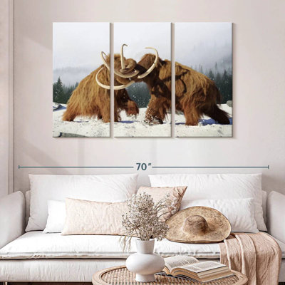 Brampt Fighting Woolly Mammoths