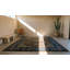Tapis brun antique en laine Art déco