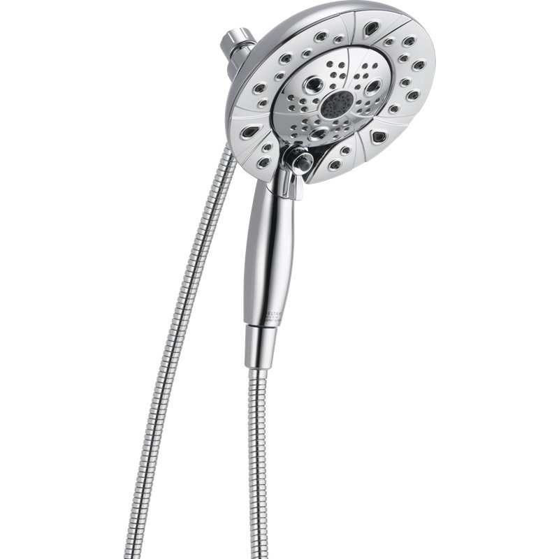 Pomme de douche universelle avec technologie H2Okinetic, Chrome