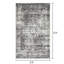 Tapis oriental gris en polypropylène tissé à la main Raghdah-1823979492
