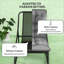 Chaises de véranda, chaises berçantes d'extérieur 2 pièces