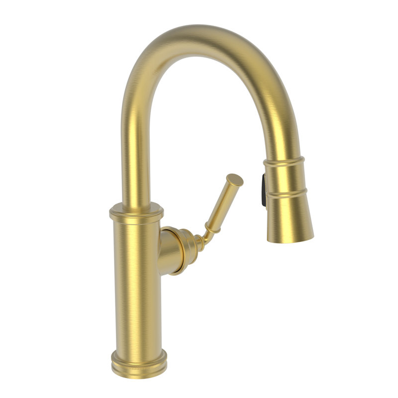 Taft Single Handle Pull Down Bar Faucet, Satin Bronze (PVD)