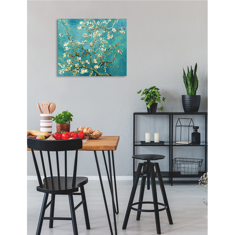 «Almond Blossom Tree» par Vincent Van Gogh, reproduction sur toile, Toile tendue, H 24 po x l 20 po x P 1,5 po