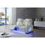 Causeuse inclinable, blanc