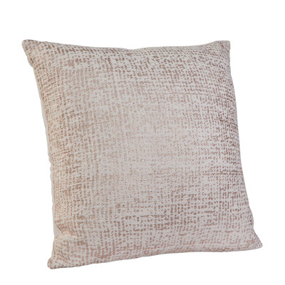Lyric White/Gold Throw Pillow