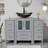 Sharee 48" Single Bathroom Vanity With Vessel Sink, Manufactured Wood Top, Faucet And Drain-289476814-289476811