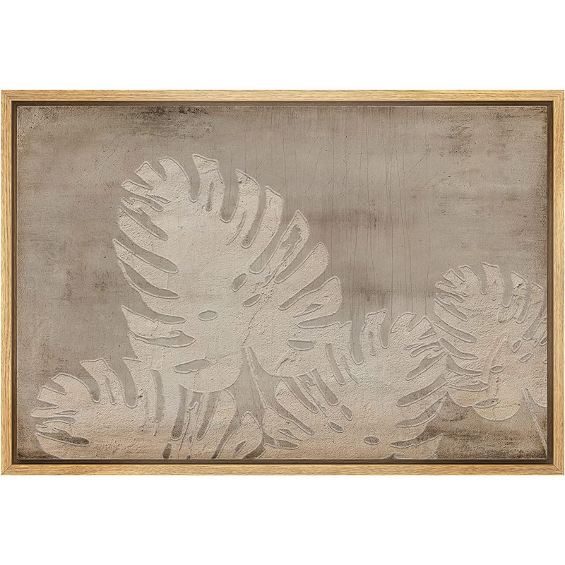 «Signleader - Floater Frame», impression sur toile, H 16 po x l 24 po x P 1,5 po, Naturel