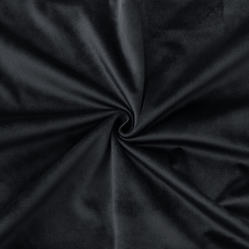 Atkison Velvet Scatter Cushion Cover (Set of 4), Dark Black