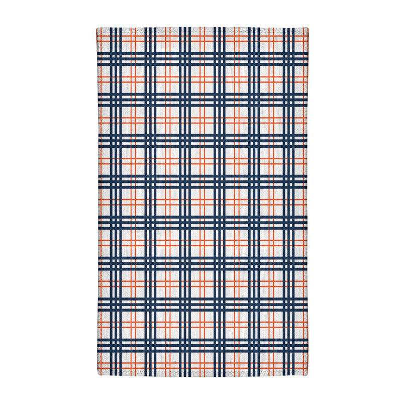 Plaid Indoor Rug, Round 5'