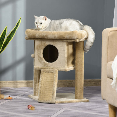 Mohr Cat Tree Tower for Indoor Kittens Cat Scratching Post Coffee