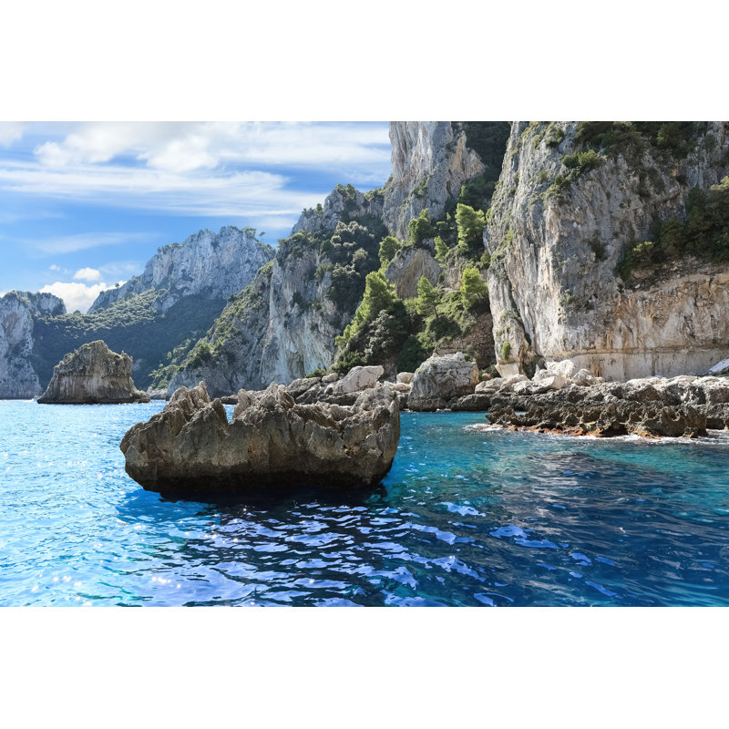Coast Of Tyrrhenian Sea - Wrapped Canvas Print, 20cm H x 30cm W