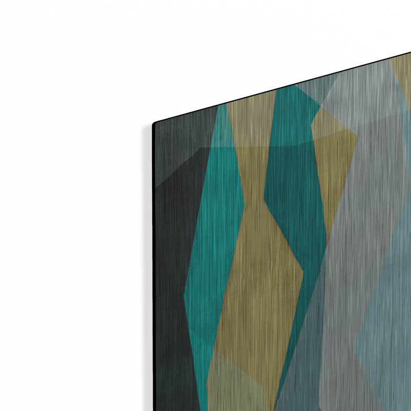 «Color Block Pattern II» par Grace Popp, H 12 po x l 12 po