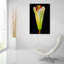«Lily Bud» par Pamela Plummer, art mural en verre acrylique, 16 po x 24 po-464528789