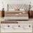 Permelia Upholstered Bed Tufted Headboard with Wing Side-1010283416-1016116443