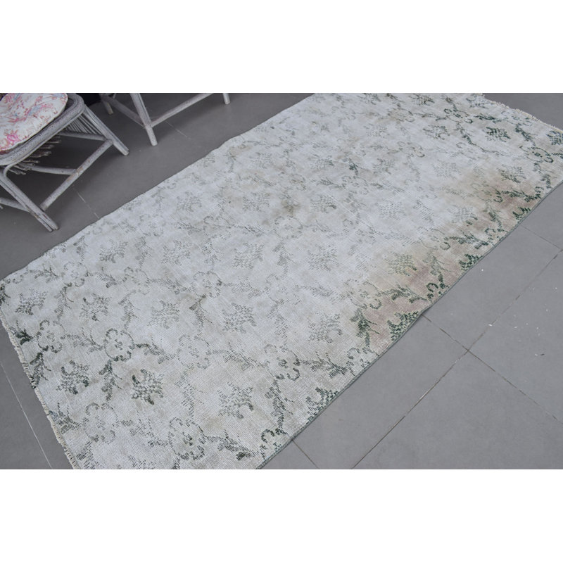 Tapis organique Oushak - Décoration de chambre rétro et turque avec un design oriental discret