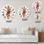 Jeune femme enceinte VI - Horloge murale glam-1119064556