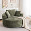 Fauteuil demi-tonneau pivotant en chenille-332416681