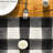 Ohman Rectangle Plaid Halloween Polyester Table Runner