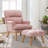 Gesualdo Tufted Armchair and Ottoman-1755733676