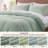 Essential Collection 100% Cotton Waffle Weave Duvet Cover Set-106246744-106246745