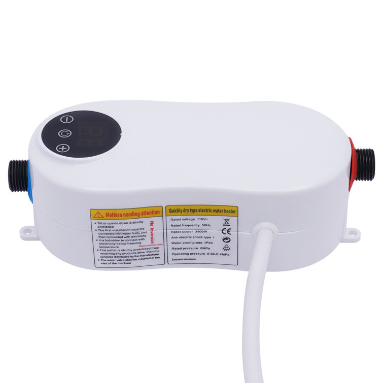 YINXIER 110 Volt Electric Tankless Water Heater | Wayfair