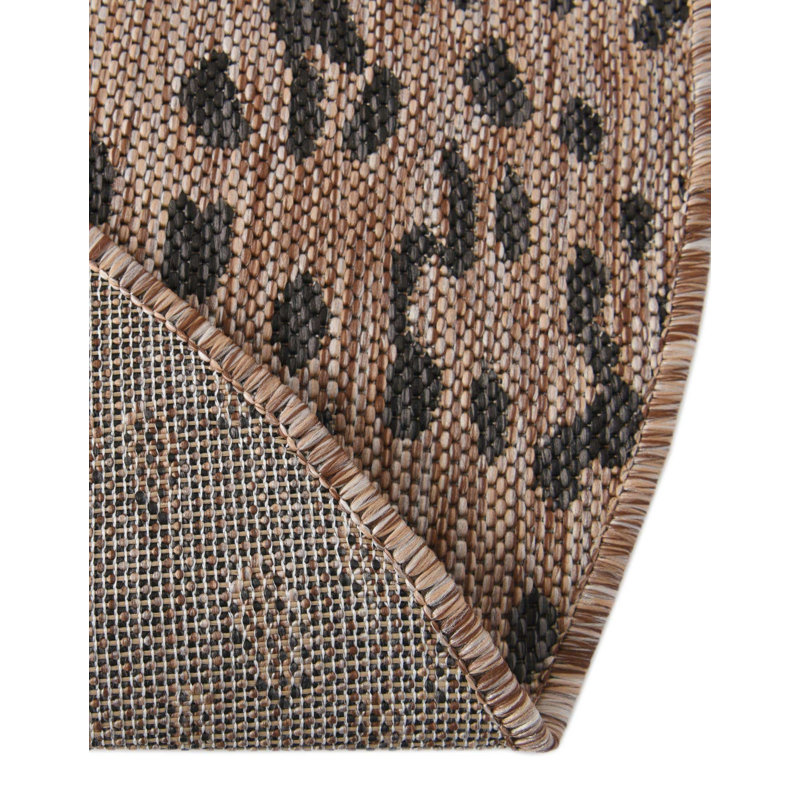 Ivery Indoor/Outdoor Area Rug, Round 4'