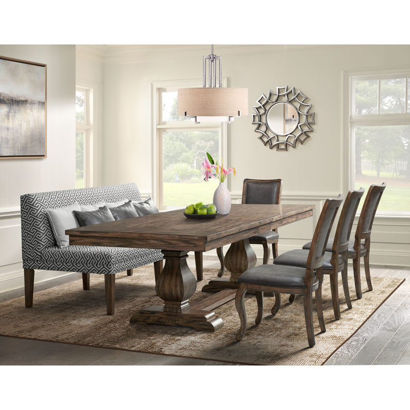  Vintondale Dining Set, 6 Pieces: Table, Bench, 4 Chairs