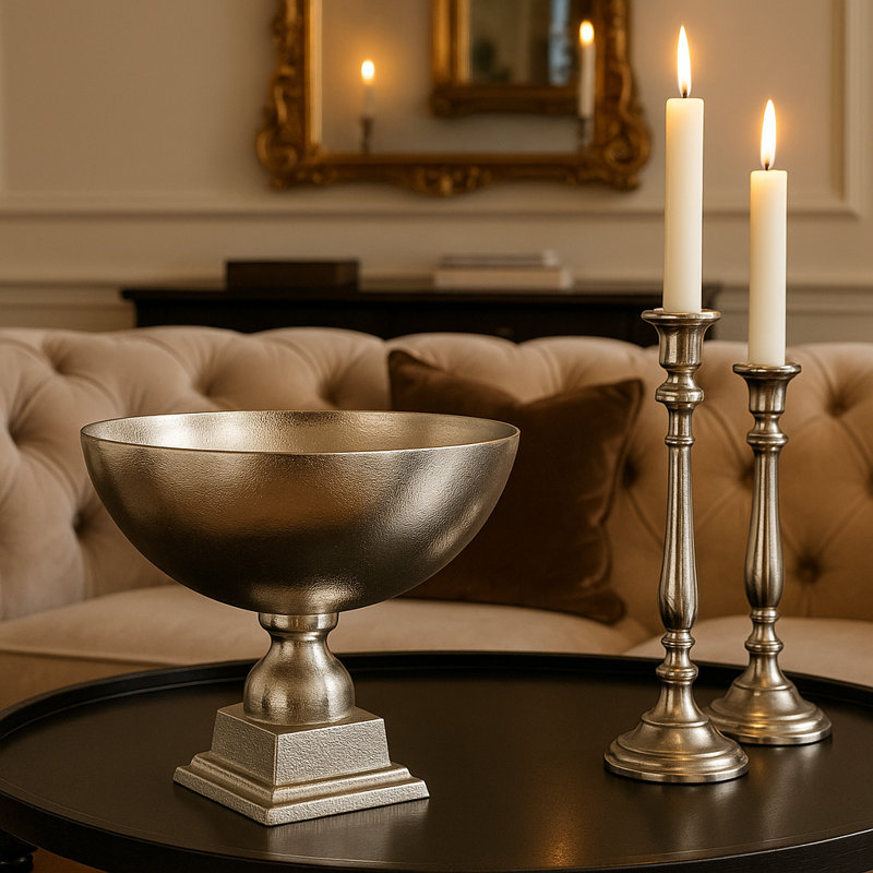 Evendale Metal Decorative Bowl 1, 22cm H x 26cm W x 26cm D