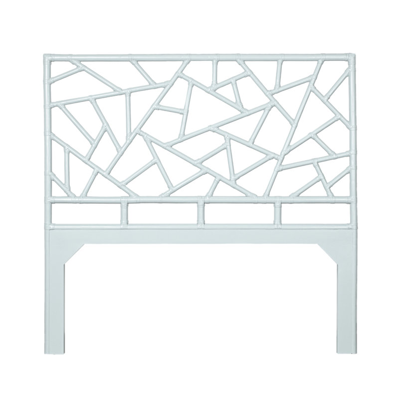 Tiffany Collection Open-Frame Headboard, Queen, Light Blue