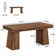 Wolbach 55 Inches Executive Desk with Double Trapezoid Base