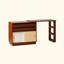 Meuble-lavabo flexible en bois massif 35,04 po