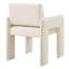 Fauteuil de salle à manger Daven en velours résistant aux taches Davab-124799265-124799453