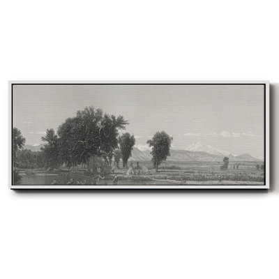 The Rocky Mountains- Framed Canvas