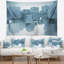 Tapisserie cubes 3d light blue-28501792