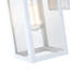 Schlesinger Outdoor Rectangular Clear Glass Shade Wall Light-595484040-595483255