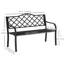 Banc d'extérieur en métal Reidunn