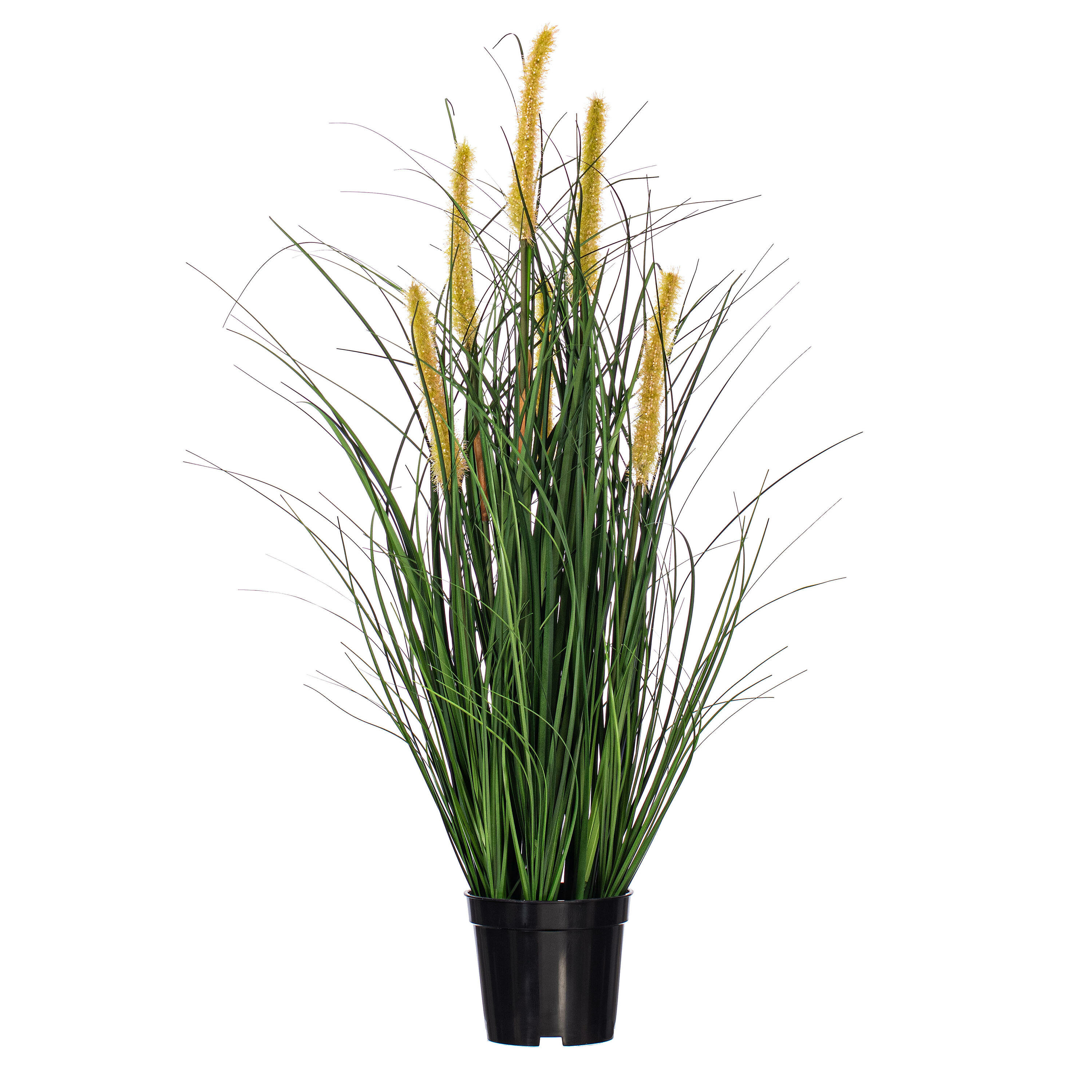 Primrue PVC Artificial Green Foxtail Grass & Reviews | Wayfair