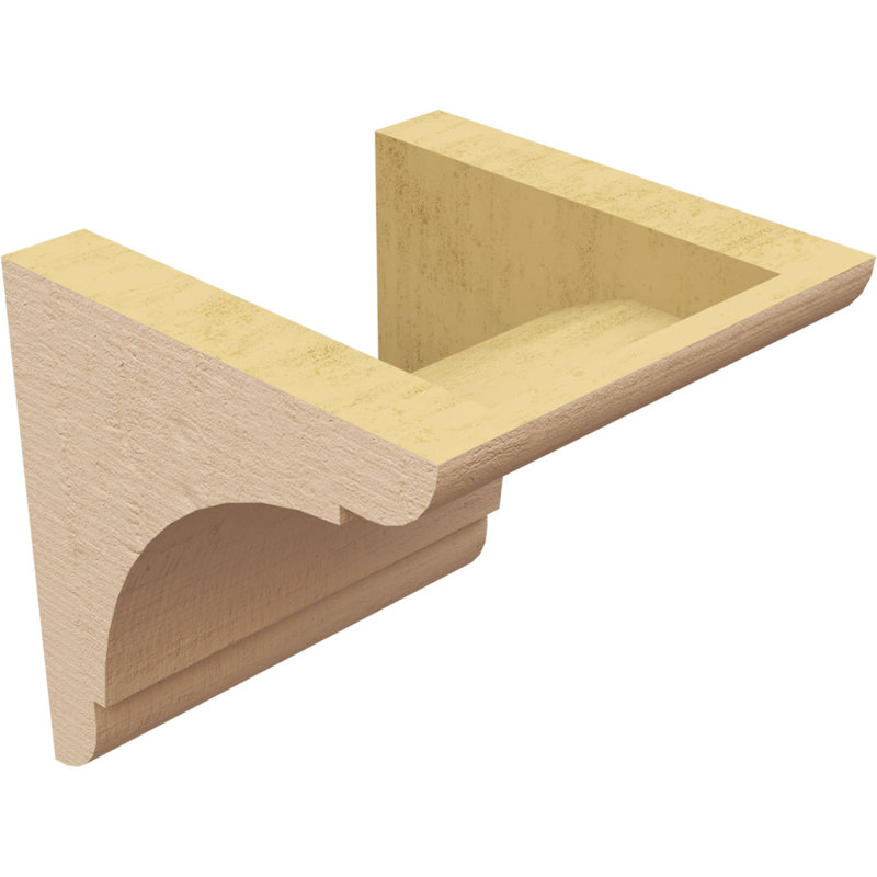 Bois de cèdre brut olympique TimberThane Corbel, brun clair apprêté, H 6 po x l 6 po x P 6 po
