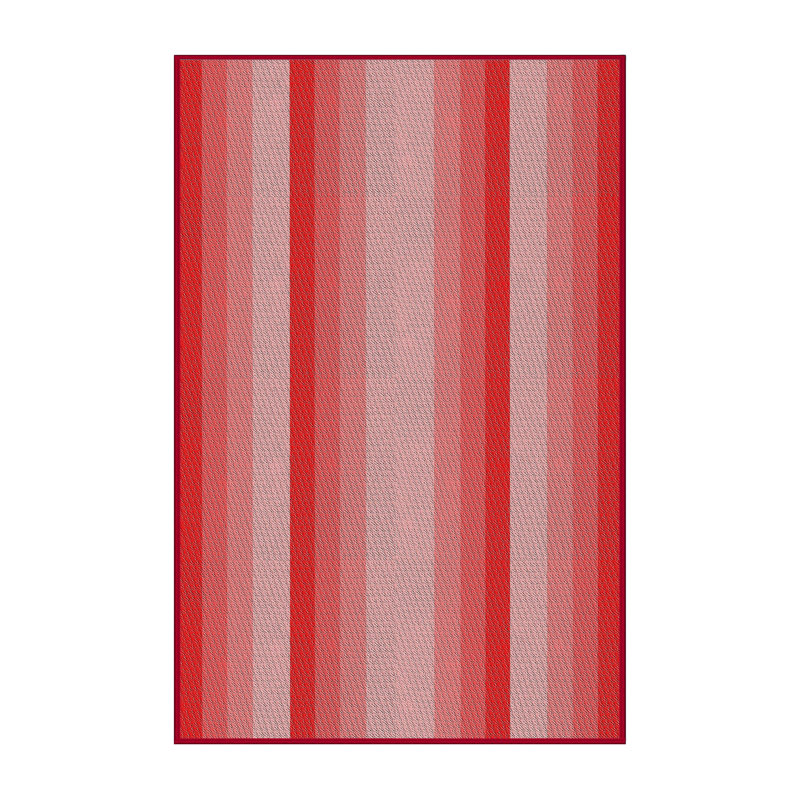 Tapis rose / gris Avera, Rectangle 5 pi x 7 pi