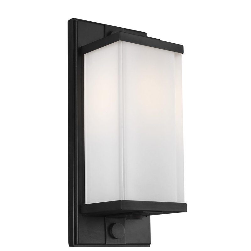 Logan 2 - Light Flush Mounted Sconce, Aged Iron, 16.5" H x 4" W x 8.3" D