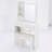 29.2" Small Space Left Drawer Desktop Vanity Table + Cushioned Stool, Extra Large Right Sliding Mirror, Multi Layer High Capacity Storage, Practical Fashionable Dresser, Suitable For Small Space-394764248