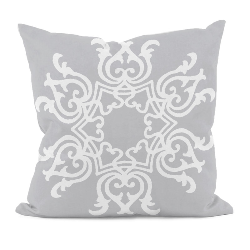 Housse et insert d'oreiller carré, 16 po x 16 po, Nuage de pluie