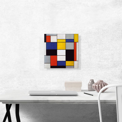 " Composition A 1920 " by Piet Mondrian Painting Print