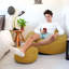 rucomfy Beanbags Slouchbag Large Corduroy Bean Bag Chair - Adult Bean Bag with Filling - Home Furniture Seating for Living Room or Bedroom - Machine Washable - 80 x 110cm-320588512-320588513