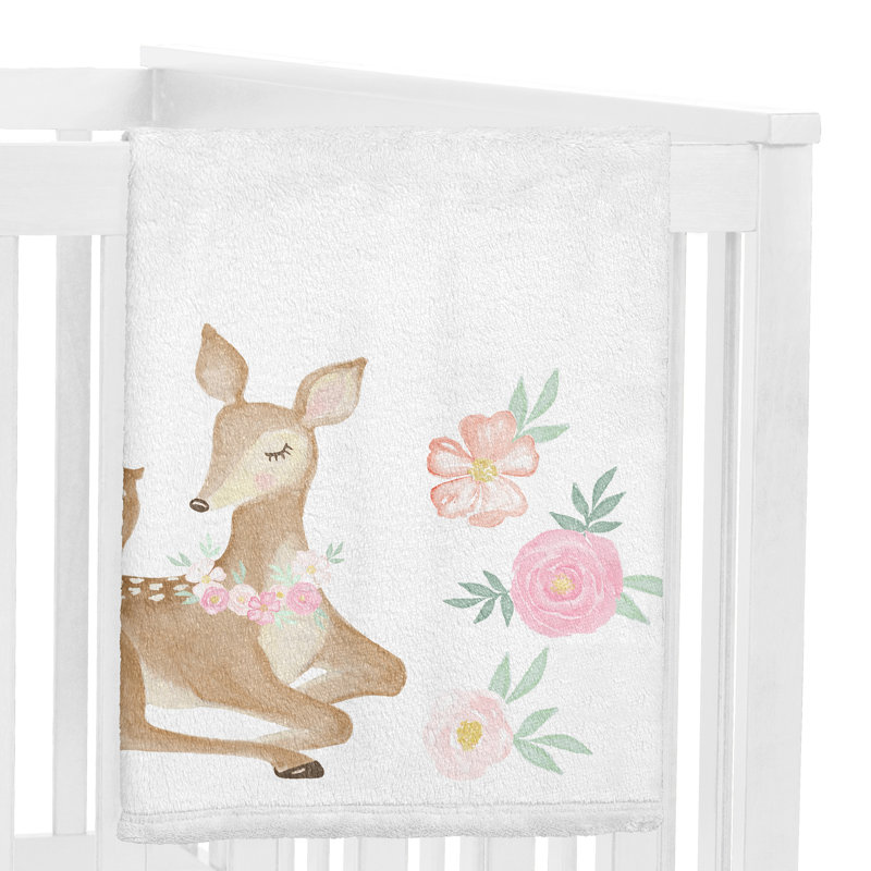 Couverture pour bébé cerf