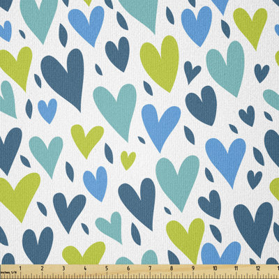 Deaudra Irregular Hearts Multi-Purpose Fabric